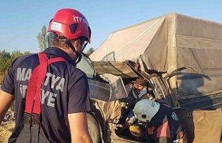 Kontrolden çıkan araç devrildi: 1 yaralı