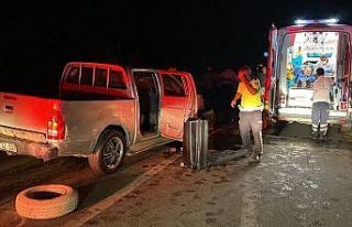 Kontrolden çıkan araç kamyona arkadan çarptı:...