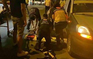 Kontrolden çıkan kamyonet refüje çarptı: 1 yaralı