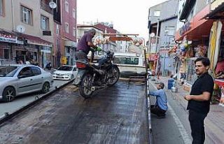 Konya’da başka ilçeden çalınan motosiklet Seydişehir’de...