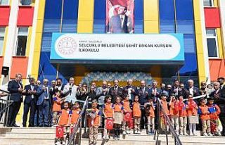 Konya’da Şehit Erkan Kurşun İlkokulu törenle...