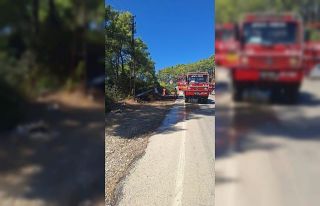 Kumluca’da 4 ayrı noktada çıkan eş zamanlı...