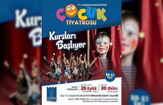 Kuşadası Belediye Tiyatrosu, küçük yeteneklere...