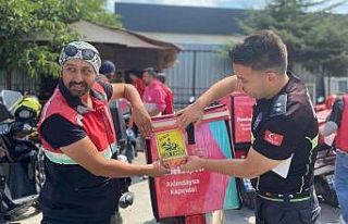 Kütahya’da 32 motosiklet sürücüsü bilgilendirildi