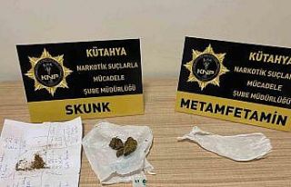 Kütahya’da durdurulan bir araçta uyuşturucu madde...