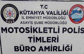 Kütahya’da motosikletli şahsın üzerinde uyuşturucu...