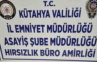 Kütahya’da şüphe üzerine durdurulan şahıstan...