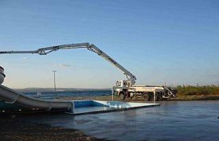 Lapseki’de Aqua Park projesi devam ediyor