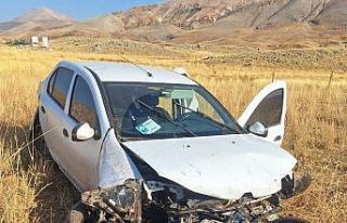Malatya’da otomobil takla attı 1 yaralı