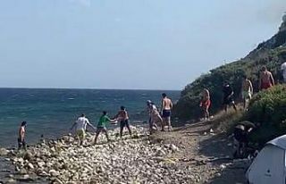 Mangalcıların çıkardığı yangını imece usulü...