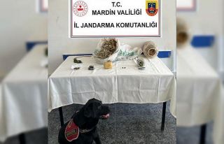 Mardin’de yol kontrolünde uyuşturucu madde ele...