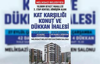 Melikgazi’den Kat Karşılığı Konut ve Dükkan...