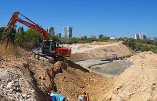 Mersin’de 2. Çevre Yolu’nun ikinci etap çalışmaları...