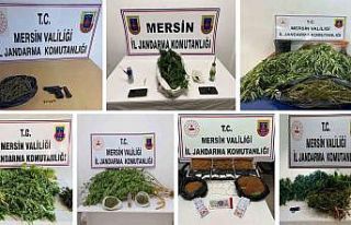 Mersin’de uyuşturucu operasyonu: 18 gözaltı