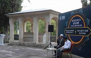 Mevlid’in yazarı Mevlid Kandili’nde kabri başında...