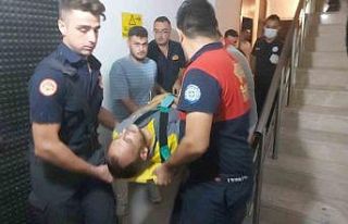 Milas’ta asansörün halatı koptu: 2 yaralı