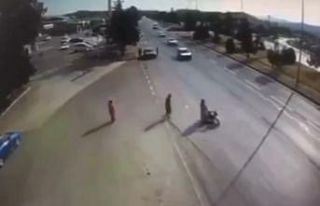Motosiklet sürücüsünün hayatını kaybettiği...