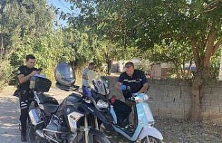 Motosikletli Yunus timlerinin dikkati hırsızların...