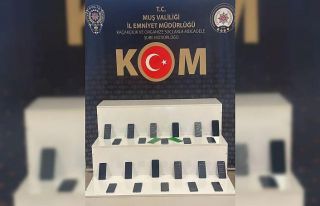 Muş’ta 24 adet gümrük kaçağı cep telefonu...