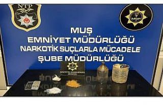 Muş’ta uyuşturucu operasyonu