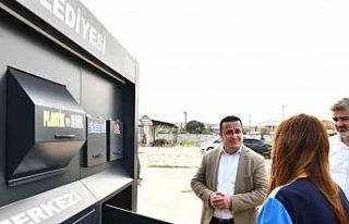 Mustafakemalpaşa’ya mobil atık merkezi