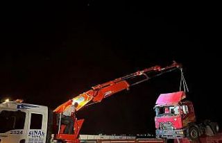 Nusaybin’de iki tır çarpıştı: 2 yaralı