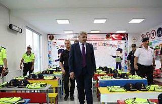 Öğrencilere önemli bir eğitim alanı trafik eğitim...