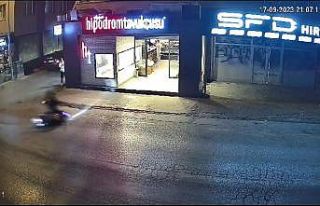 (Özel) Motosiklete çarpan motosikletli metrelerce...