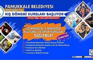 Pamukkale kış kurslarına başvurular devam ediyor