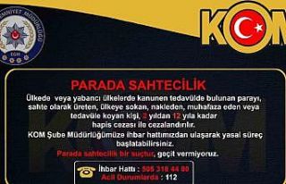 Polisten vatandaşlara “Afişli” uyarı