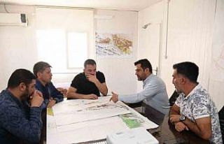 Pursaklar’da Millet Bahçesi yapım çalışmaları...