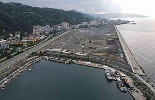 Rize Şehir Hastanesi’nin deniz dolgusunda sona...