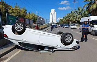 Samsun’da otomobil takla attı: 1 yaralı