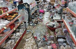 Samsun’da selin yeni görüntüleri ortaya çıktı