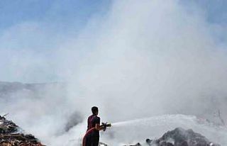 Sanayi sitesinde korkutan yangın