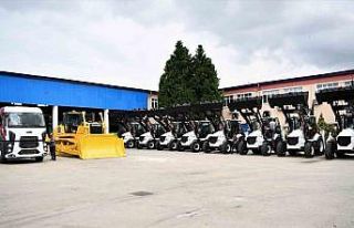 SBB’den ilçelere iş makinesi takviyesi