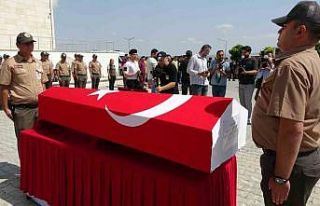 Şehit olan ormancı için tören düzenlendi