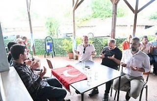 Şehitlere Kur’an-ı Kerim okuyup dua ettiler