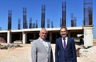 Şeyh Edebali Üniversitesi Camii yapımı devam ediyor