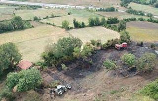 Sinop’ta korkutan yangın