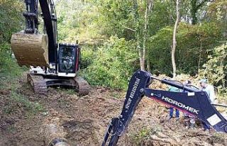 Sinop’ta patlayan şebeke suyu borusu onarıldı