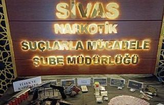 Sivas’ta uyuşturucu operasyonları, binlerce lira...