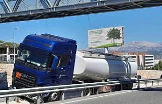 Şoför uyudu, faciadan dönüldü