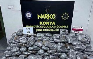 Soğan yüklü tırdan 177 kilogram uyuşturucu madde...