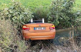 Spor arabası sulama kanalına düşen Ukraynalı...