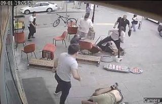 Sultanbeyli’nde 2 grup arasındaki tabureli kavga...