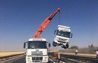 Sürücüsünün direksiyon hakimiyetini kaybettiği...