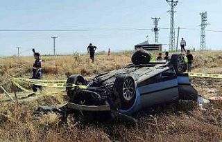 Takla atan otomobilin sürücüsü hayatını kaybetti