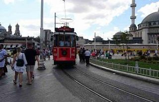Taksim’in simgesi nostaljik tramvaylarda şarkılarla...