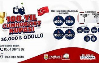 Tarsus’ta 100. Yıl Cumhuriyet Kupası başladı